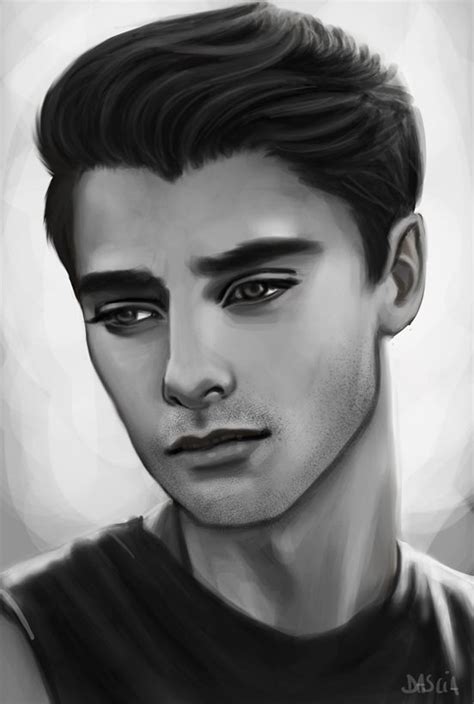 Hello New Portrait I Did To Practice With Male Faces Drawingrealistic Painting Realistic