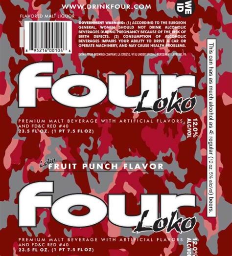 Four Loko Maker To Make Alcohol Content More Prominent Wbur