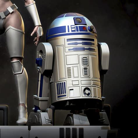 star wars female stormtrooper and r2d2 stl files for 3d print etsy