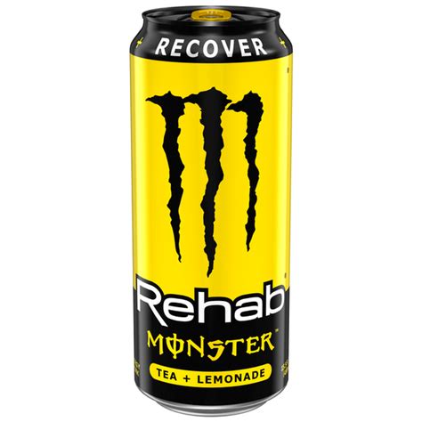 Monster Energy Rehab Tea Lemonade 155 Fl Oz Instacart