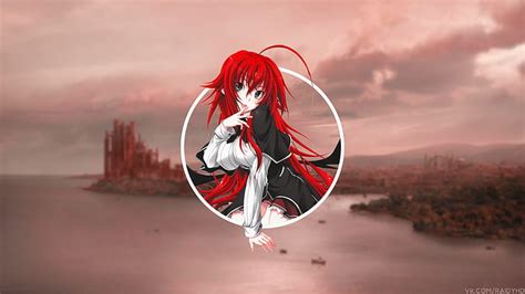 Hd Wallpaper Picture In Picture Anime Girls High School Dxd Gremory