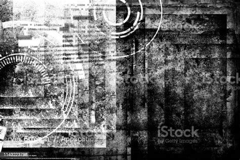 Abstract Grunge Futuristic Cyber Technology Background Cyber Punk