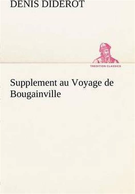 Supplement Au Voyage De Bougainville Denis Diderot 9783849125288
