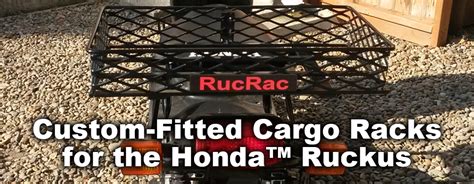 If the rack is ever broken for any reason, we will replace it for free, you just pay the shipping. Home | Custom-fitted Racks for the Honda Ruckus
