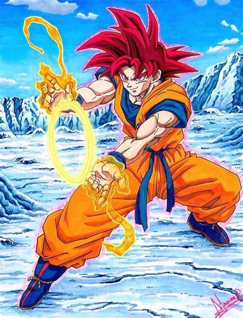 Do you like this video? Goku Super Saiyan god - #god #Goku #Saiyan #súper | Anime ...