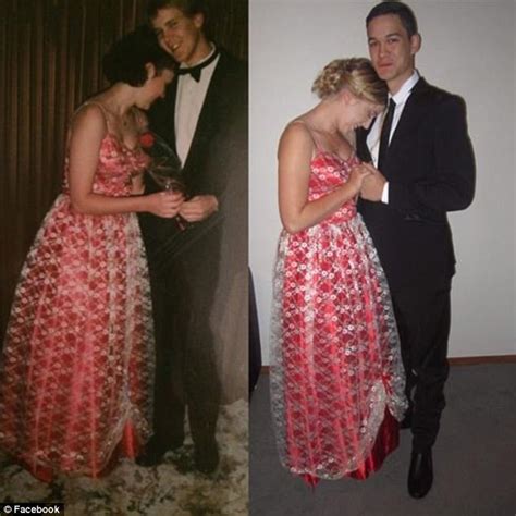 Teens Wearing Moms Prom Dresses Is Best Trend Of The Year Daily Mail