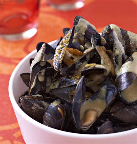 Moules sauce curry