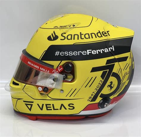 In Pictures Charles Leclercs Ferrari Celebration F1 Helmet Design For