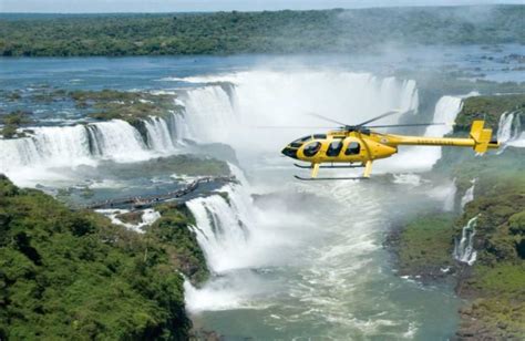 Helicopter Flight Over Iguazu Falls Mesmerizing Scenes Argentina