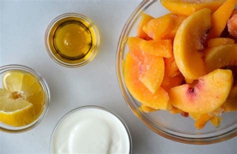Minute Healthy Peach Frozen Yogurt Keeprecipes Your Universal