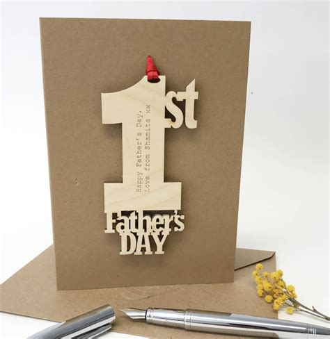 This is the perfect time to honor the new dad for everything he's done of course, there's no need to stress about what to write in a first father's day card. personalised 1st father's day card keepsake by hickory dickory designs | notonthehighstreet.com
