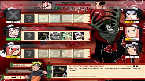 Team To Unlock Sakon Naruto Arena Youtube