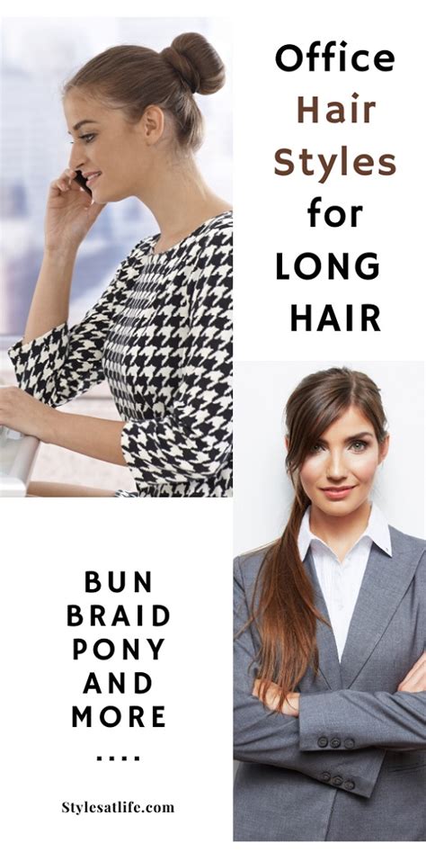 10 Best Office Hairstyles For Women With Long Hair Styles At Life
