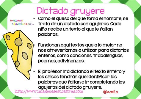 Tipos De Dictado 6 Spanish Teaching Resources Learning Strategies