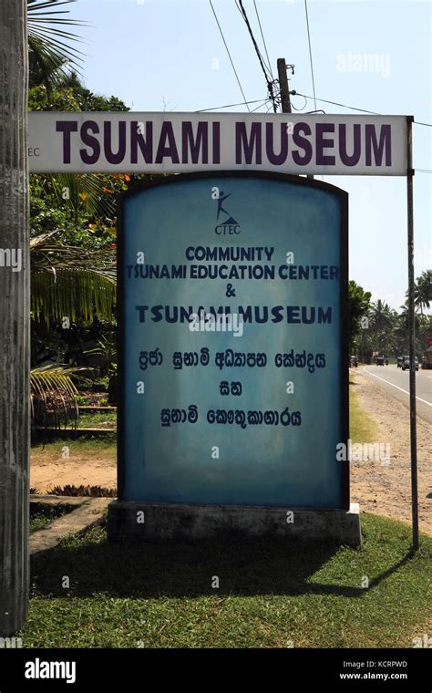 Hikkaduwa Southern Province Sri Lanka Community Tsunami Education