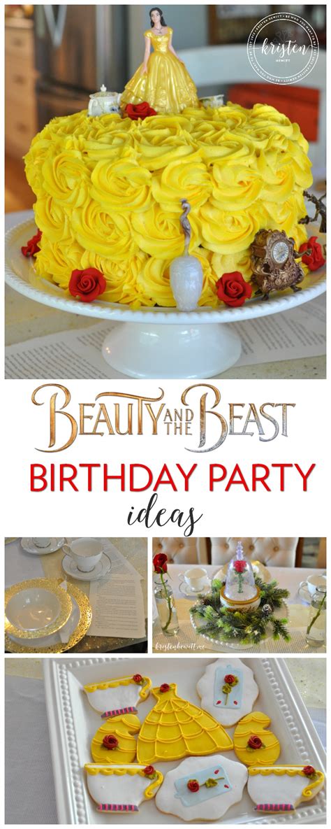 Beauty And The Beast Birthday Party Ideas Kristen Hewitt