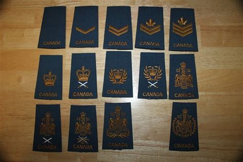 Canadian Air Force Nco Rank Epaulettes Padre P Flickr