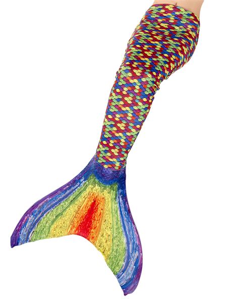 Fin Fun Mermaid Tail For Swimming With Monofin Rainbow