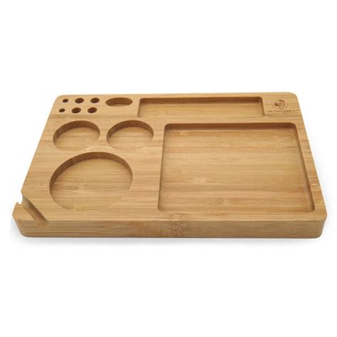 Bamboo Rolling Tray 9 X 6 Green Goddess Supply Wholesale