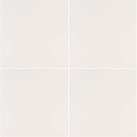 Adella White 18x18 Matte Porcelain Tile