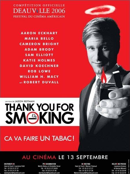 Thank You For Smoking Cinema Pinterest