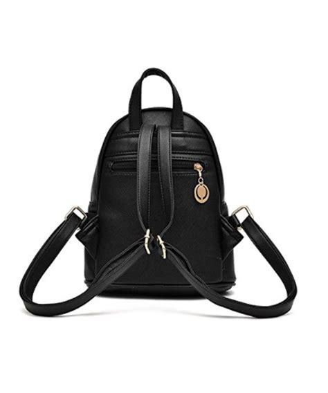 Women Fashion Bowknot Cute Leather Backpack Mini Backpack Purse For