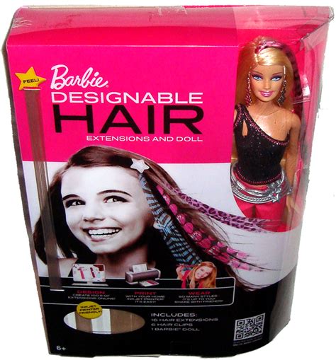 Barbie Designable Hair Doll Figure With Extensions Mib Mattel Toy W4504 Rare 746775053451 Ebay