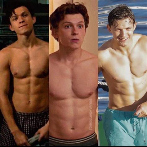 Toms Tom Holland Abs Mon Tom Spiderman Actor Siper Man Shirtless