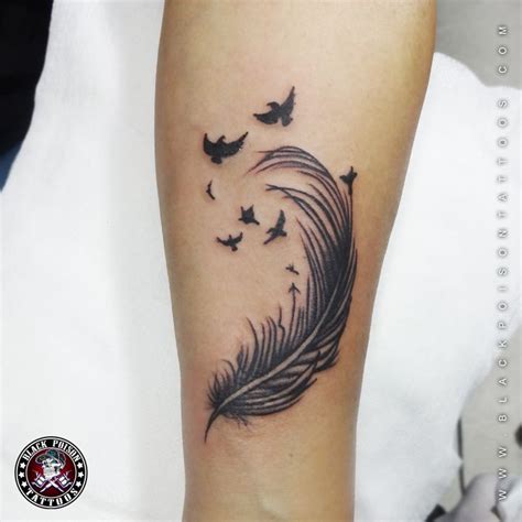 23 Best Birds Of A Feather Tattoo Designs Images On Pinterest Design Tattoos Feather Tattoo