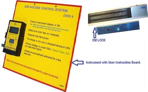 Pb Statclean Esd Access Control Systems Model Namenumber Z 2056a At