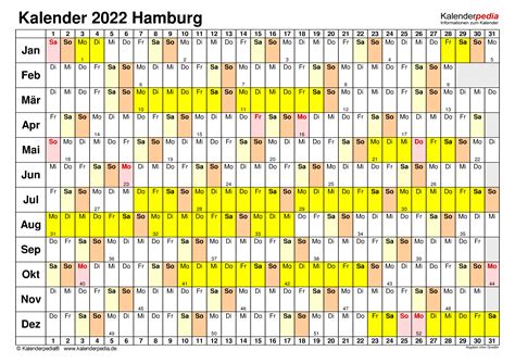 Review Of Kalender Excel 2022 Hamburg References Kelompok Belajar