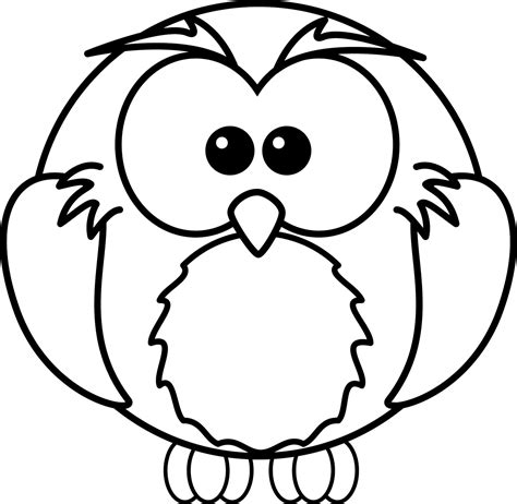 Baby Owls Coloring Sheet To Print