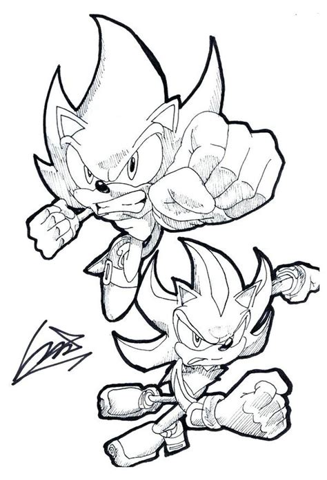 26 Free Printable Sonic Shadow Coloring Pages Douglanelle