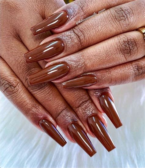 Cool Brown Nail Designs To Try In Fall The Glossychic Brown