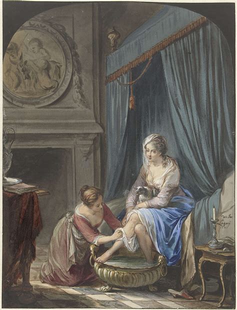 Toilet Of A Young Woman Willem Joseph Laquy 1771 Classic Artwork