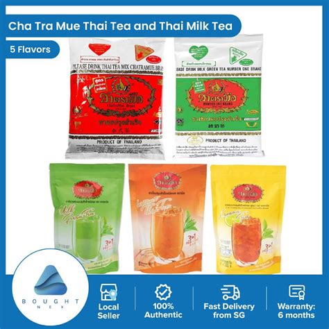 Cha Tra Mue Original Thai Tea Classic Thai Tea And Thai Milk Tea 3 In 1