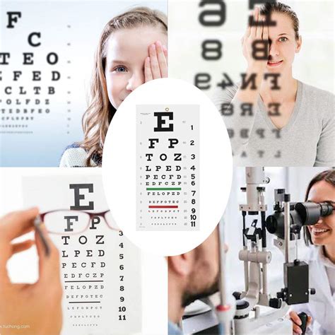 Buy Eye Chart Snellen Eye Chart Set Of Wall Chart With Hand Pointer