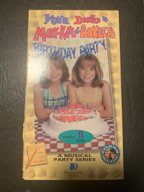 You Re Invited To Mary Kate Ashleys Birthday Party Vhs