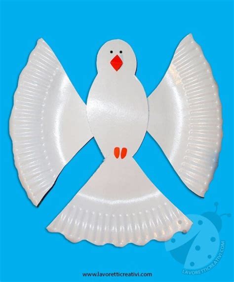 Dove Paper Plate Crafts For Kids Kids Art And Craft