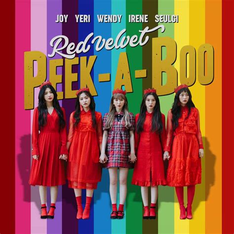 red velvet peek a boo perfect velvet album cover by lealbum red velvet velvet album covers