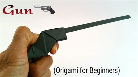 How To Make A Paper 🔫 Gun Pistol Origami Tutorials For Beginners