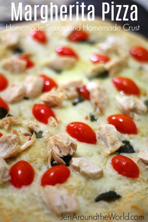 Chicken Margherita Pizza Delicious And Simple To Make Recipes