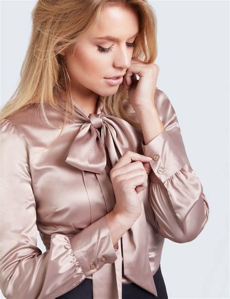 pin by emma satin on girly blouse girls pretty blouses satin blouse beautiful blouses