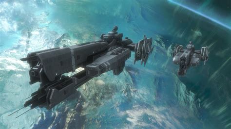 Halo Frigate Spaceship Art Spaceship Design Stargate Concept Ships
