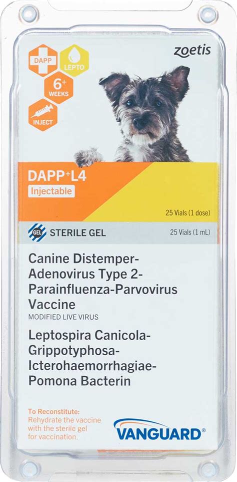 Vanguard Plus 5 L4 Dog Vaccine Zoetis Animal Health - Dog Vaccines