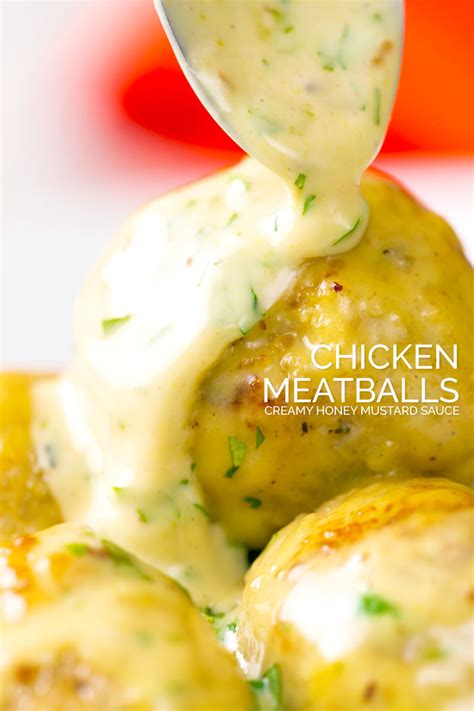 Maybe you would like to learn more about one of these? Chicken Meatballs in a Creamy Honey Mustard Sauce | Krumpli