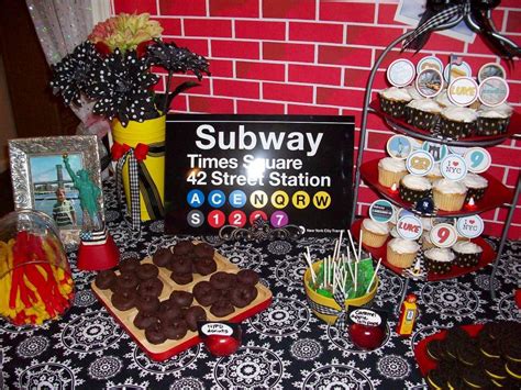 New York City Birthday Party Ideas Photo 15 Of 45 Catch My Party
