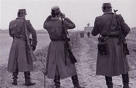 East German Police Officers Equipped With Kar98s And A Stg44