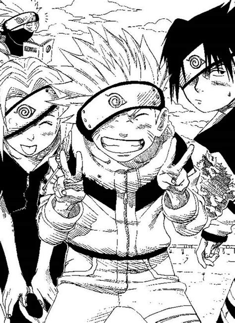 Funny Naruto Manga Coloring Page Download And Print Online Coloring