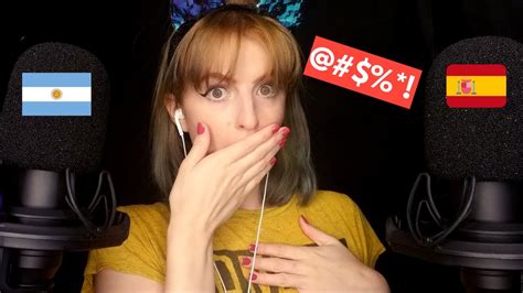ASMR Palabras de Argentina VS Palabras de España ¡¡NO LAS DIGAS!! - YouTube